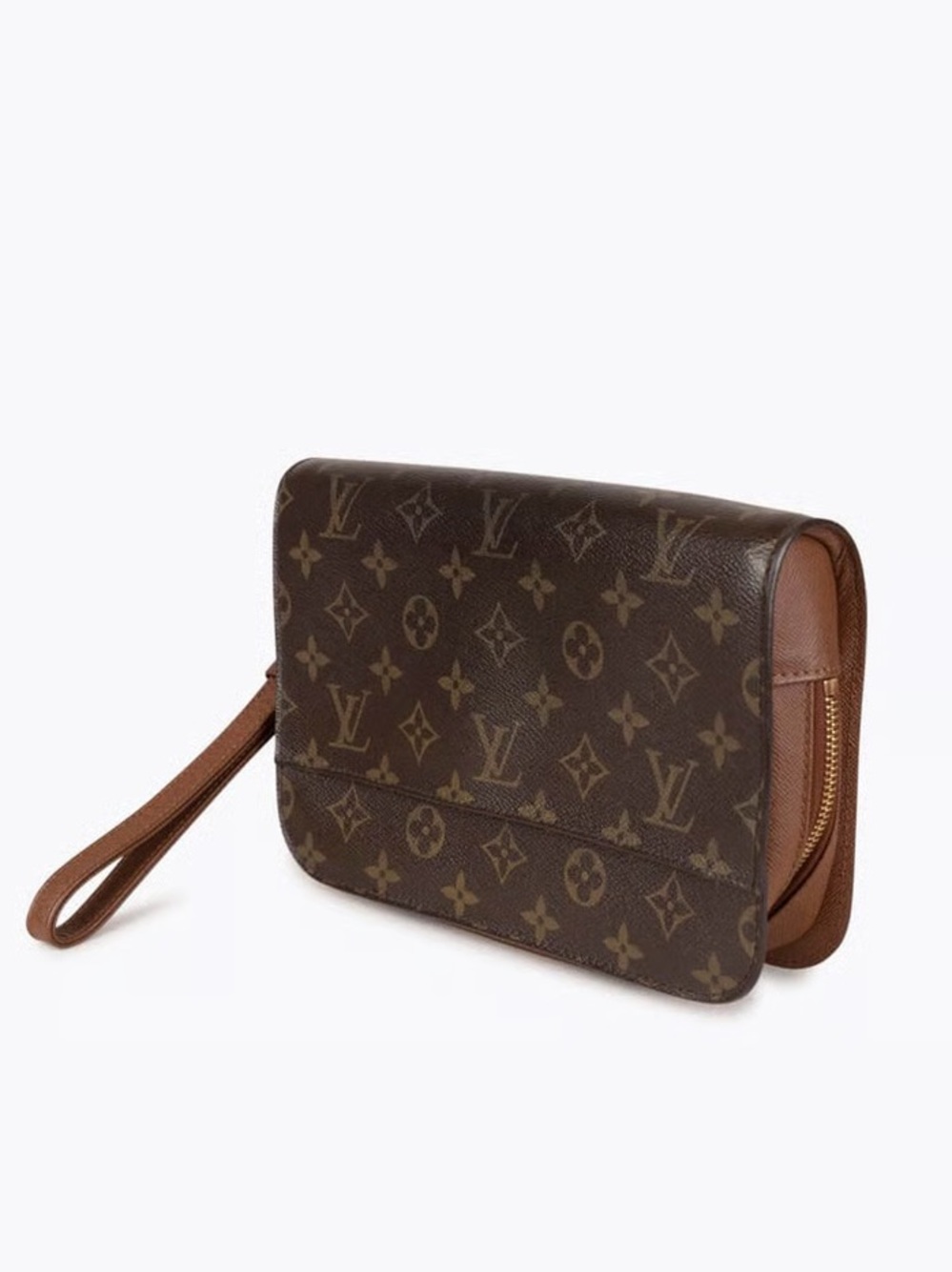 Louis Vuitton Vintage Monogram Pochette Orsay Wristlet Clutch 1997 + COA